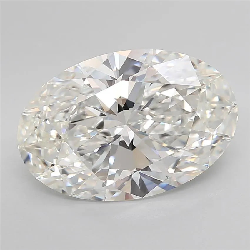 6.04ct Oval Lab Grown Diamond (Colour G, Clarity IF, Cut EX, IGI Certified)