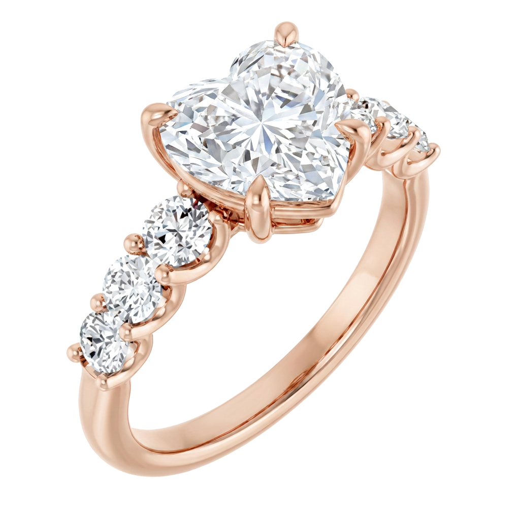 rose-gold heart (angle 1)