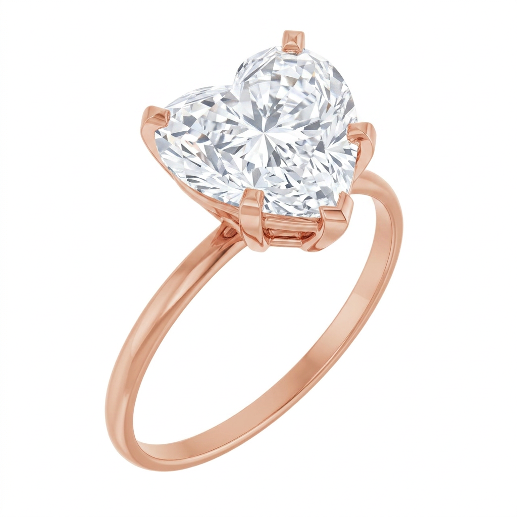 rose-gold heart