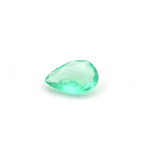 0.93ct Pear Natural Emerald (Colour Green, Clarity Slightly Included, Cut Faceted)