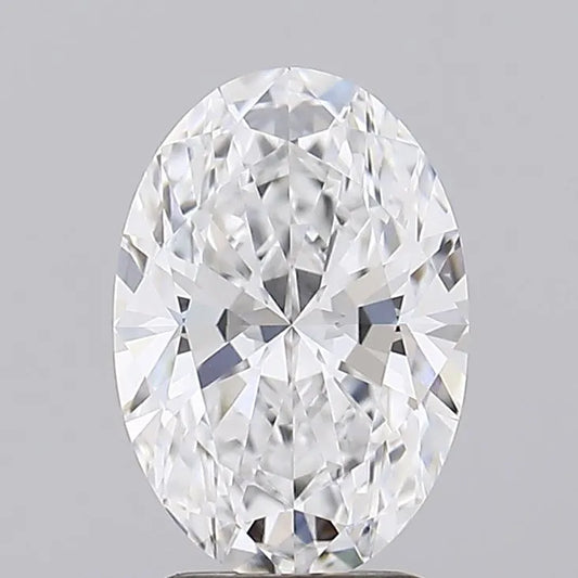 1.86ct Oval Lab Grown Diamond (Colour D, Clarity VVS2, GIA Certified)