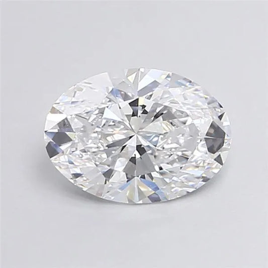 3.00ct Oval Lab Grown Diamond (Colour D, Clarity IF, IGI Certified)