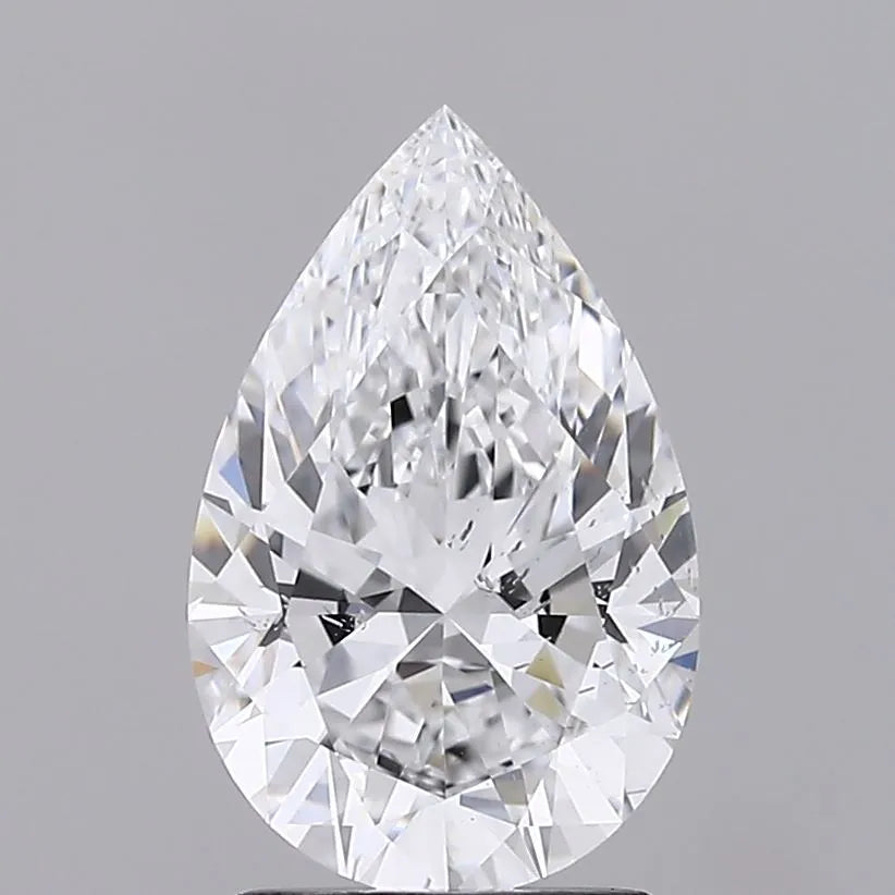 2.08ct Pear Lab Grown Diamond (Colour D, Clarity SI1, IGI Certified)