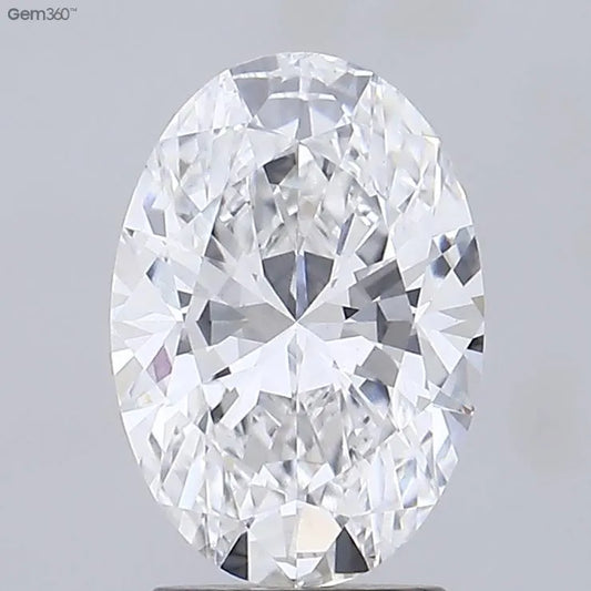 2.44ct Oval Lab Grown Diamond (Colour E, Clarity VS1, IGI Certified)