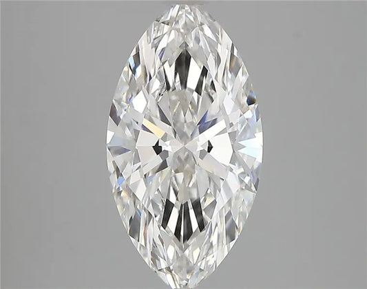 2.76ct Marquise Lab Grown Diamond (Colour F, Clarity VVS1, IGI Certified)