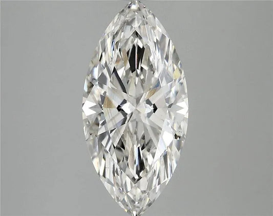 2.96ct Marquise Lab Grown Diamond (Colour G, Clarity VS2, IGI Certified)