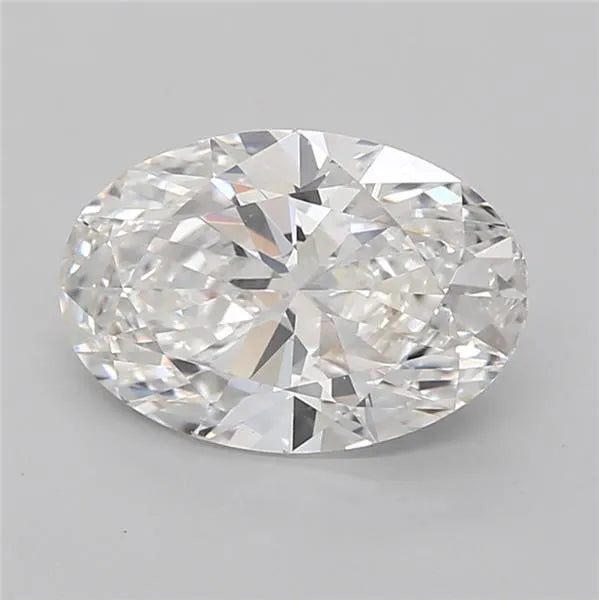 2.97ct Oval Lab Grown Diamond (Colour E, Clarity VVS2, IGI Certified)