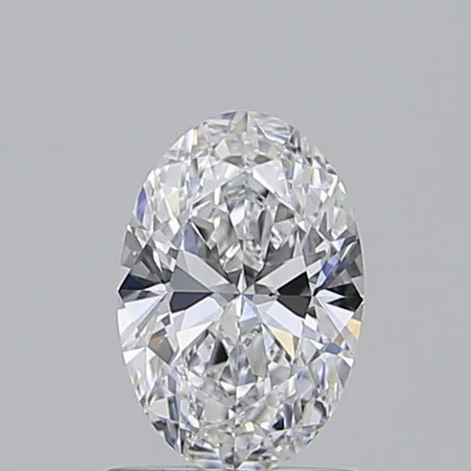 0.78ct Oval Lab Grown Diamond (Colour D, Clarity IF, IGI Certified)