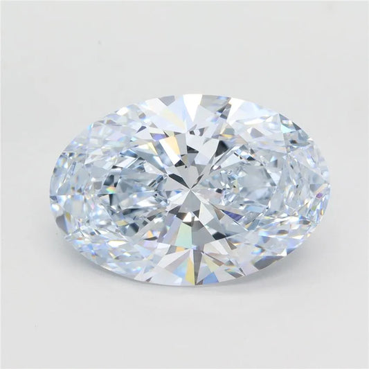 7.03ct Oval Lab Grown Diamond (Colour I, Clarity VVS1, IGI Certified)