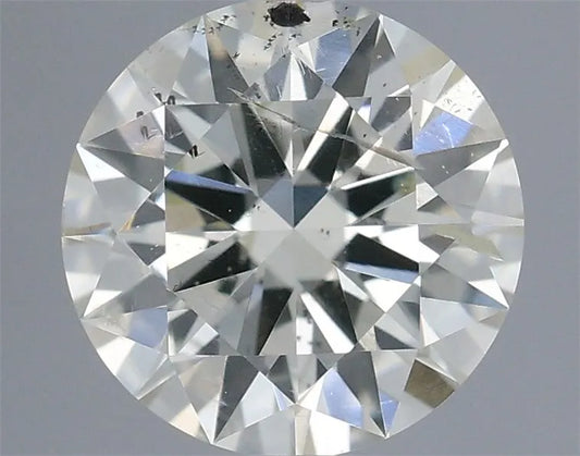 0.51ct Round Natural Diamond (Colour I, Clarity SI2, Cut EX, IGI Certified)