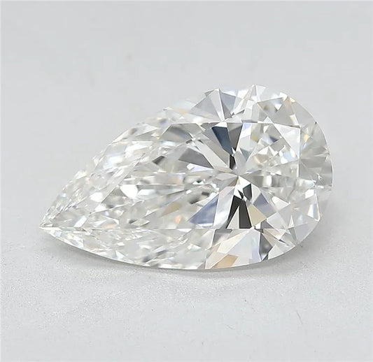 3.02ct Pear Lab Grown Diamond (Colour G, Clarity VVS2, Cut EX, IGI Certified)