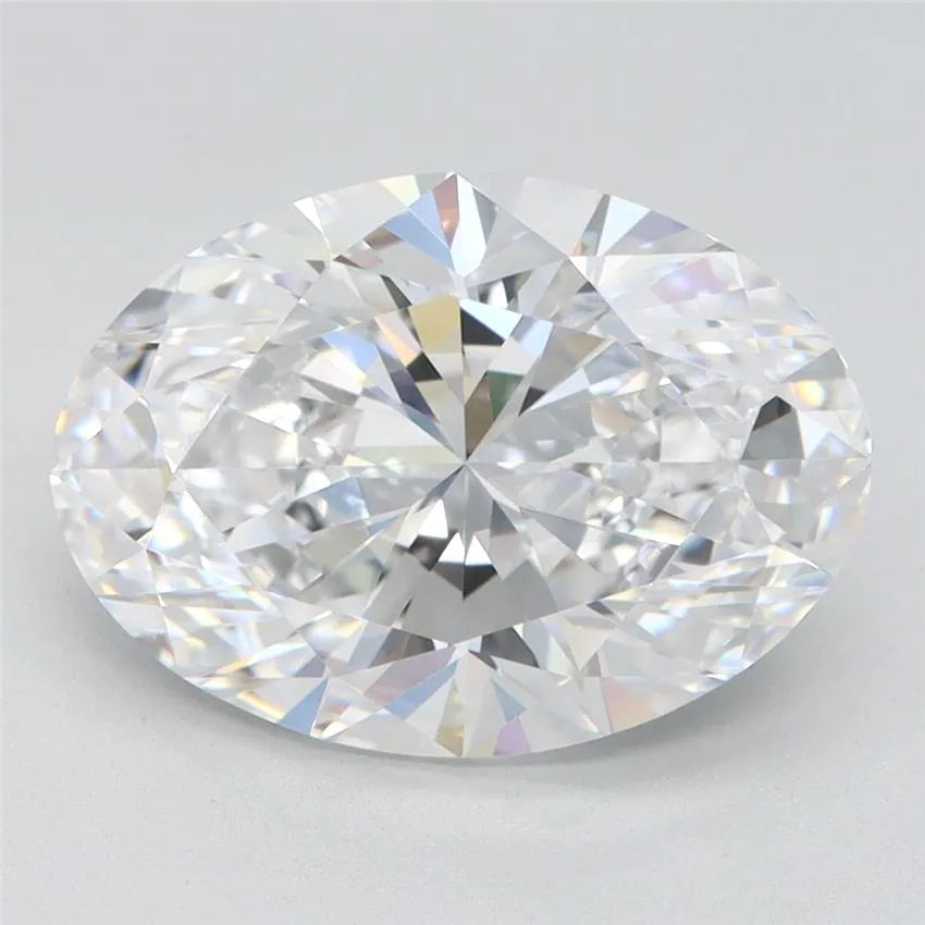 3.16ct Oval Lab Grown Diamond (Colour D, Clarity IF, IGI Certified)