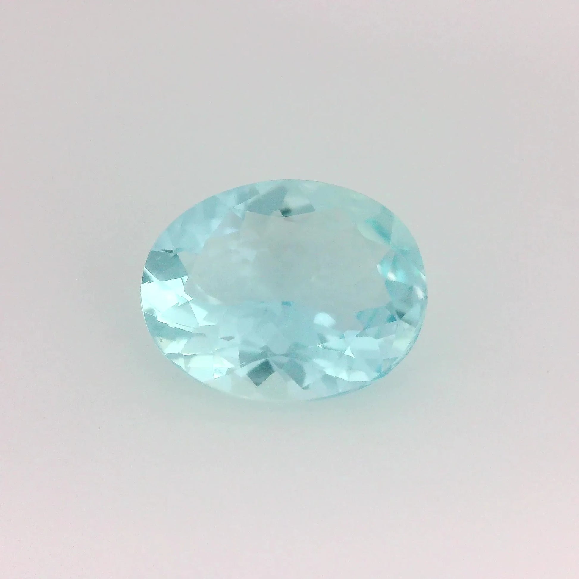 3.55ct Oval Natural Aquamarine (Colour Blue, Clarity Eye Clean, Cut Faceted)