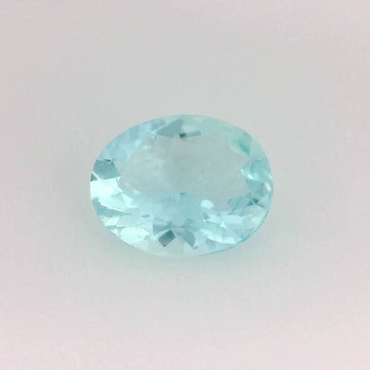 3.55ct Oval Natural Aquamarine (Colour Blue, Clarity Eye Clean, Cut Faceted)