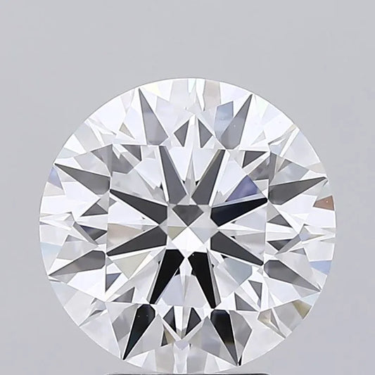 3.78ct Round Lab Grown Diamond (Colour D, Clarity IF, Cut ID, IGI Certified)