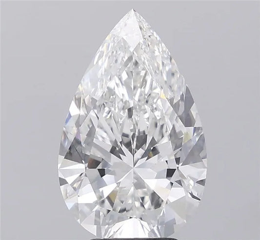 4.10ct Pear Lab Grown Diamond (Colour F, Clarity VVS2, IGI Certified)