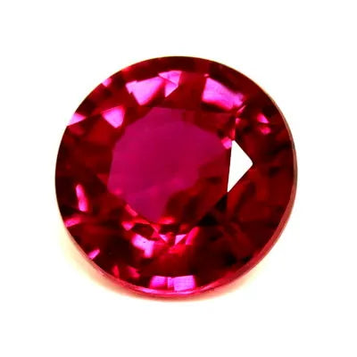 0.55ct Round Natural Ruby (Colour Red, Clarity Eye Clean, Cut Faceted)
