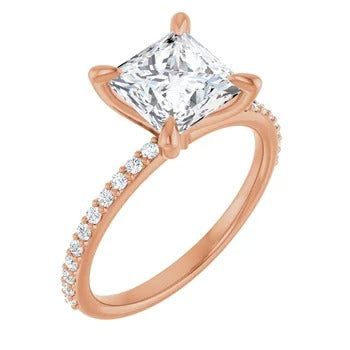 Elysia 1/4ctw Accented Engagement Ring