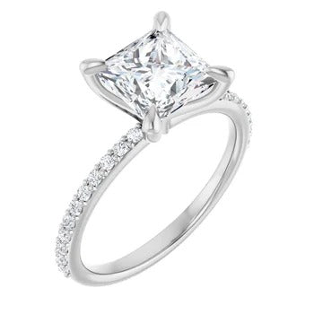 Elysia 1/4ctw Accented Engagement Ring