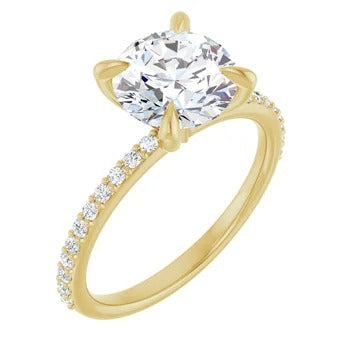 Elysia 1/4ctw Accented Engagement Ring