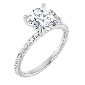 Elysia 1/4ctw Accented Engagement Ring