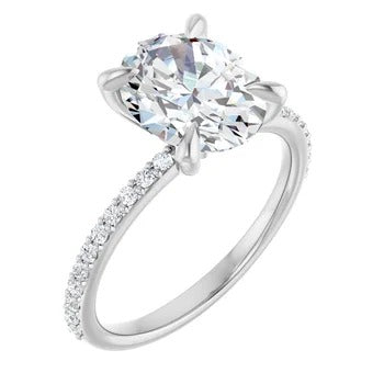 Elysia 1/4ctw Accented Engagement Ring