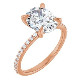 Elysia 1/4ctw Accented Engagement Ring