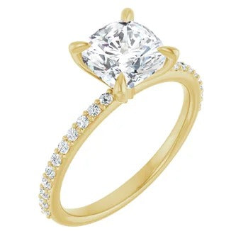 Elysia 1/4ctw Accented Engagement Ring