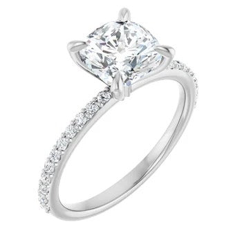 Elysia 1/4ctw Accented Engagement Ring