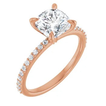 Elysia 1/4ctw Accented Engagement Ring
