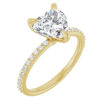 Elysia 1/4ctw Accented Engagement Ring