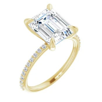 Elysia 1/4ctw Accented Engagement Ring