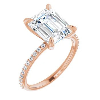 Elysia 1/4ctw Accented Engagement Ring