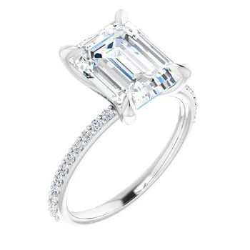 Elysia 1/4ctw Accented Engagement Ring