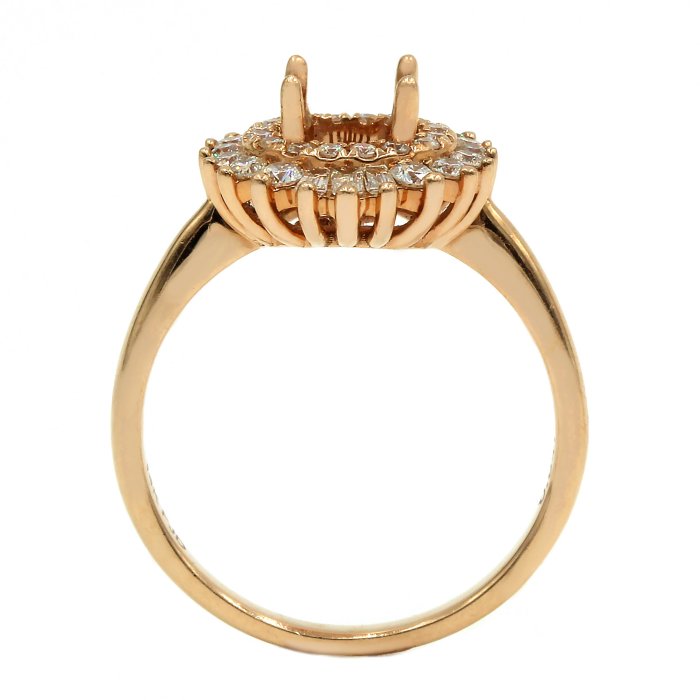 Double Halo Style Engagement Ring