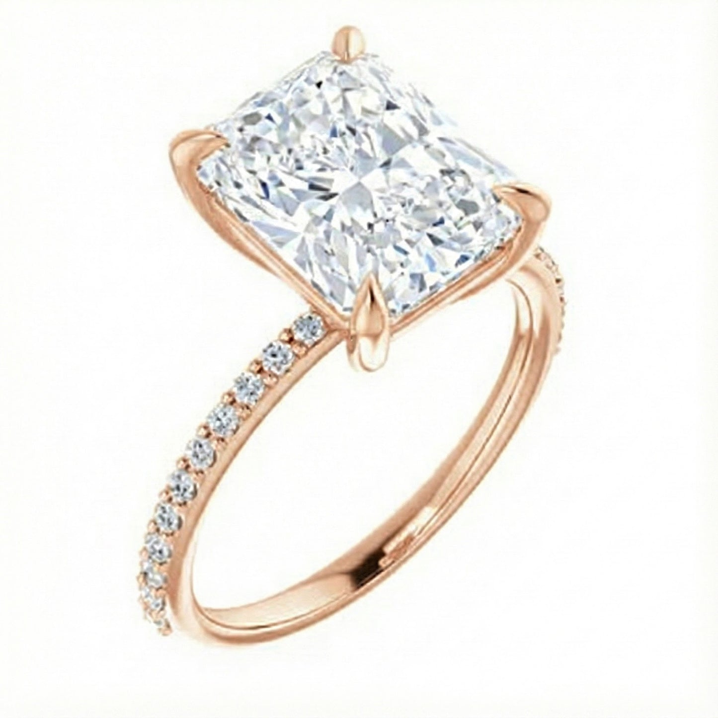 Elysia 1/4ctw Accented Engagement Ring