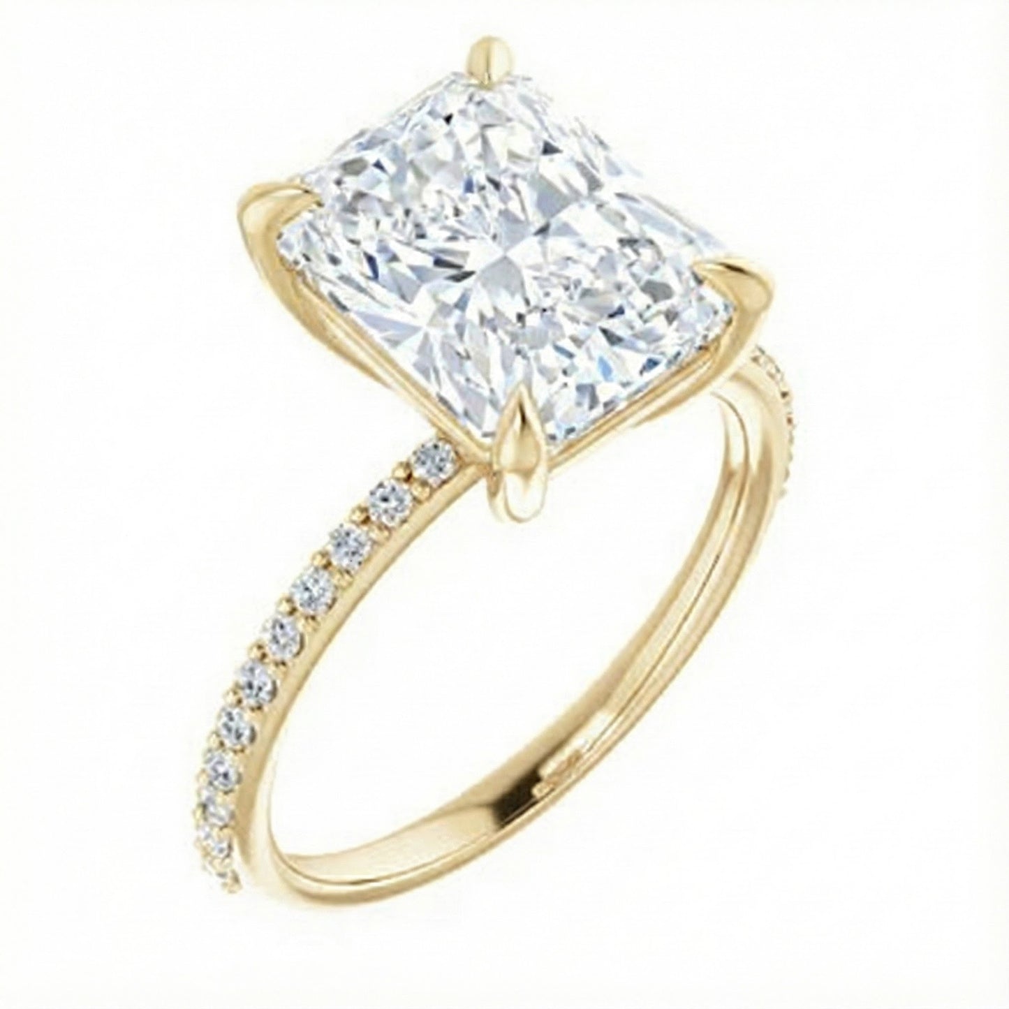 Elysia 1/4ctw Accented Engagement Ring