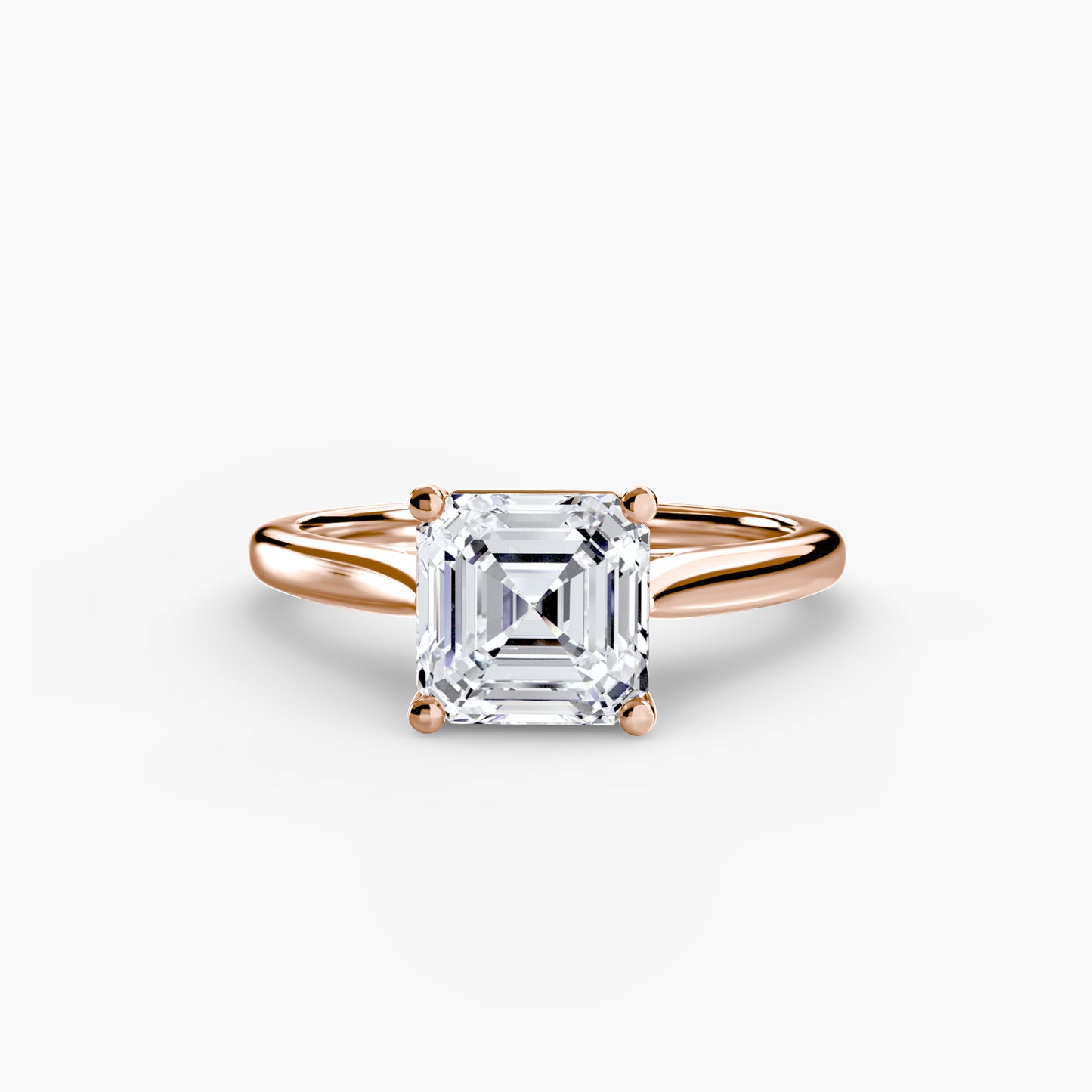 2.0mm | Classic Cathedral Solitaire Engagement Ring
