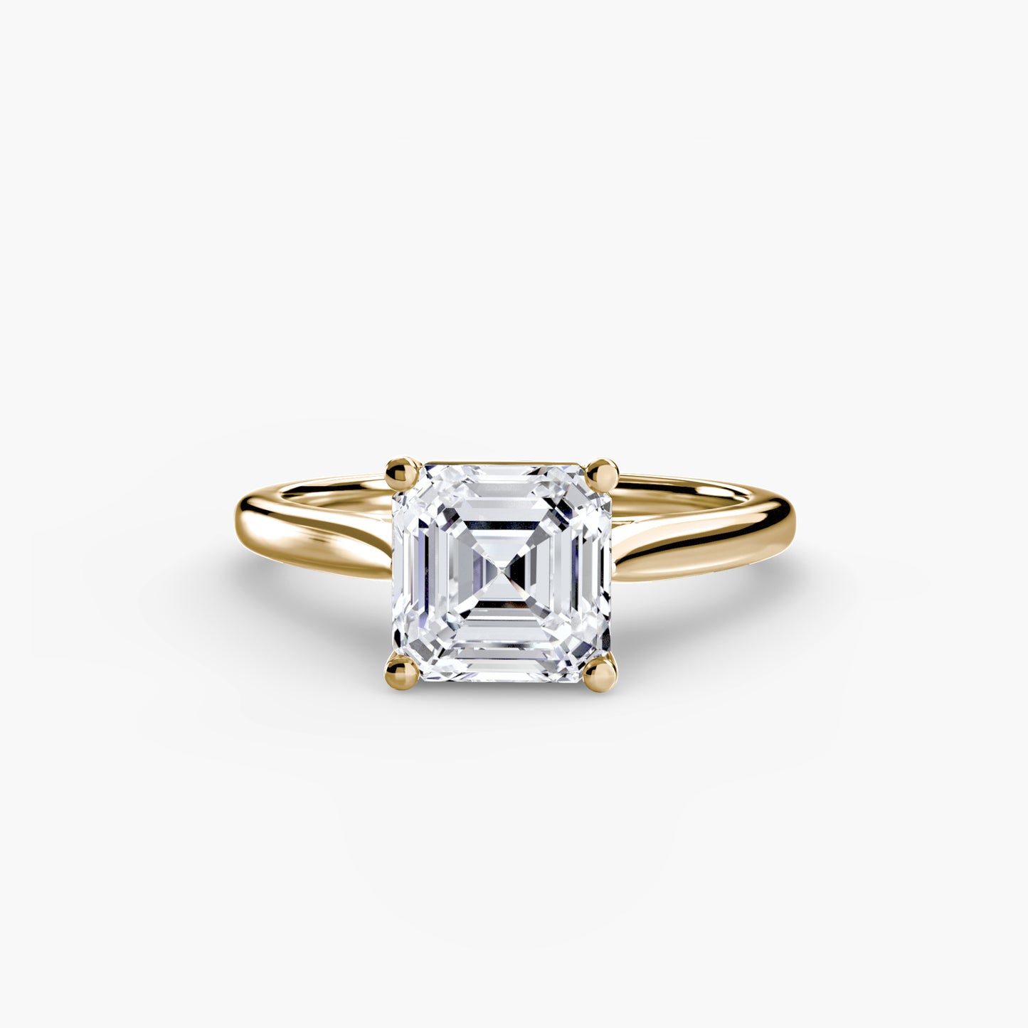 2.0mm | Classic Cathedral Solitaire Engagement Ring