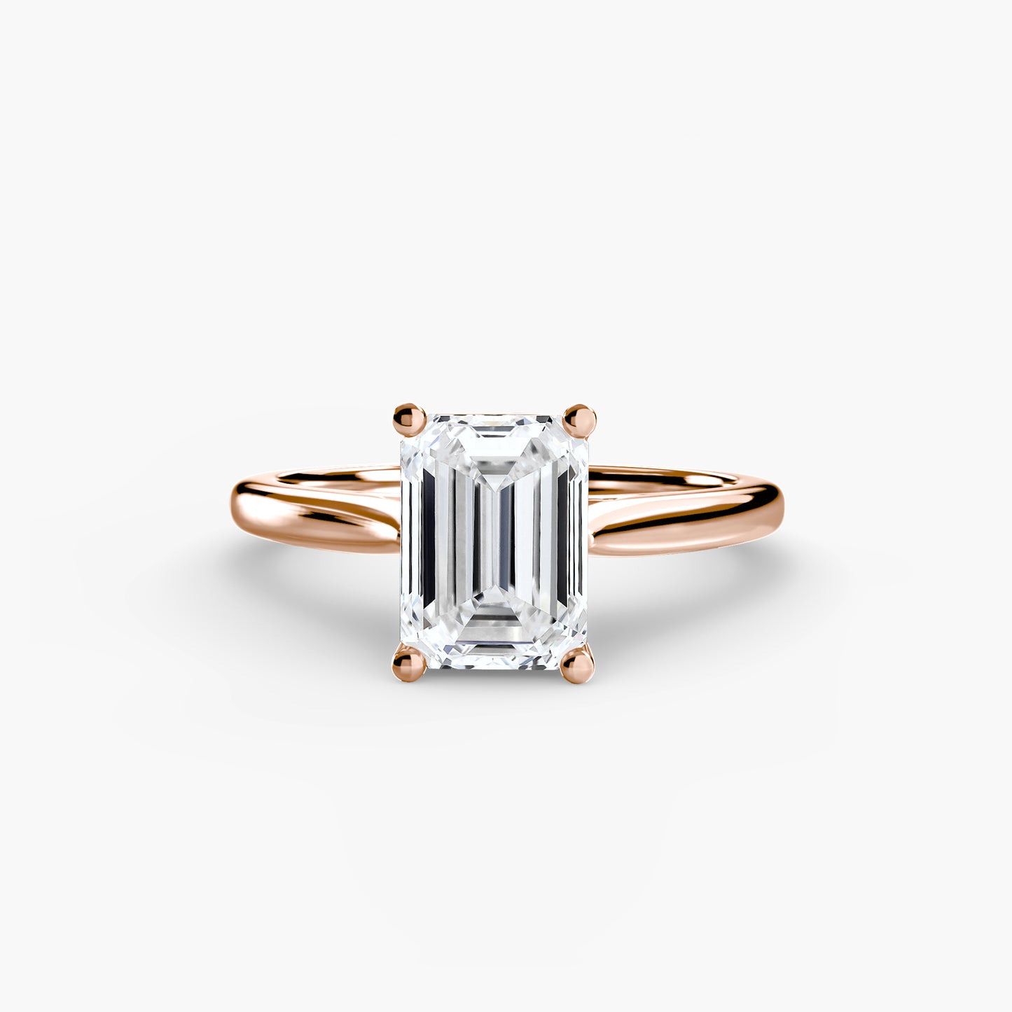 2.0mm | Classic Cathedral Solitaire Engagement Ring