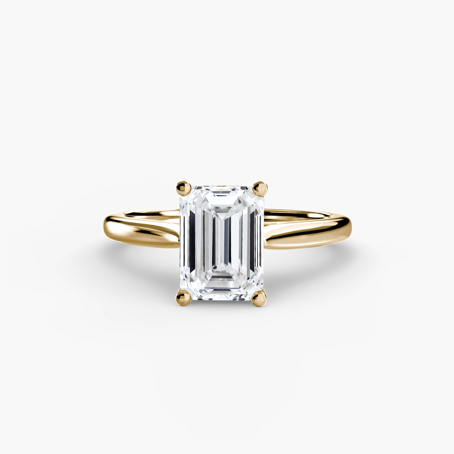 2.0mm | Classic Cathedral Solitaire Engagement Ring