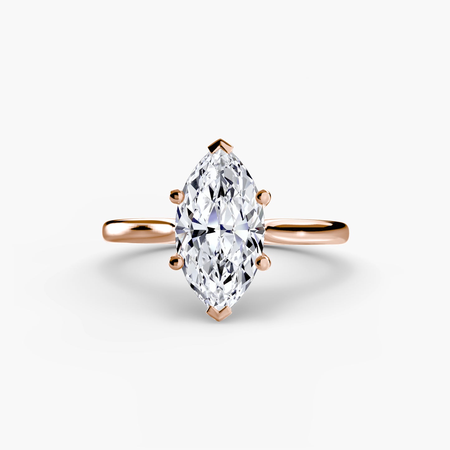 2.0mm | Classic Cathedral Solitaire Engagement Ring