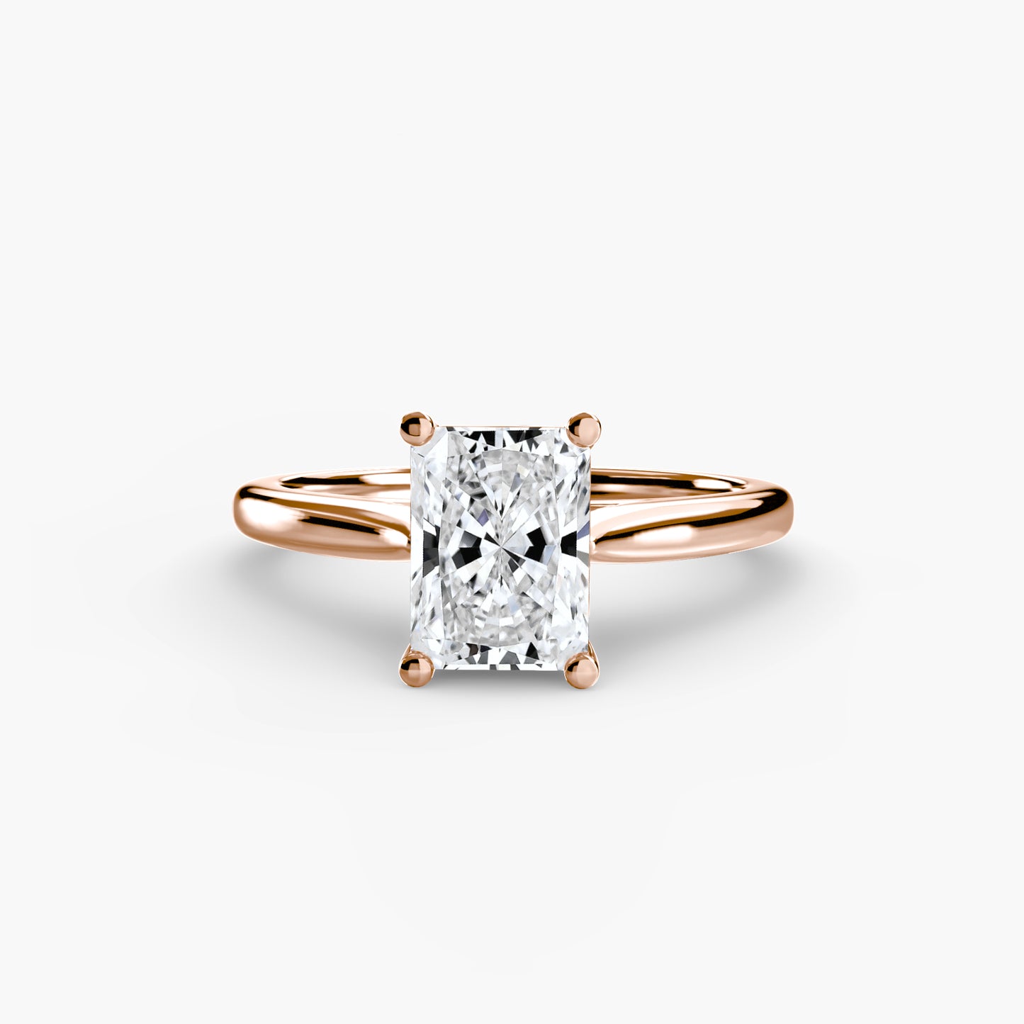 2.0mm | Classic Cathedral Solitaire Engagement Ring