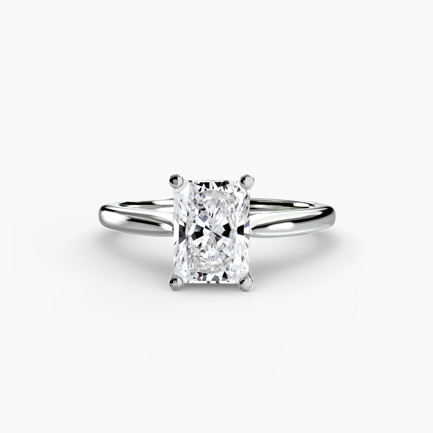 2.0mm | Classic Cathedral Solitaire Engagement Ring