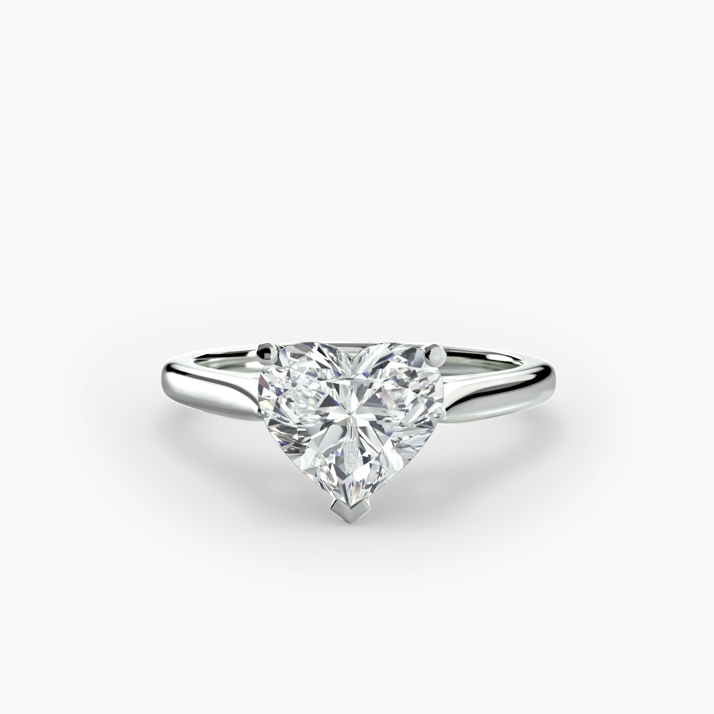 2.0mm | Classic Cathedral Solitaire Engagement Ring