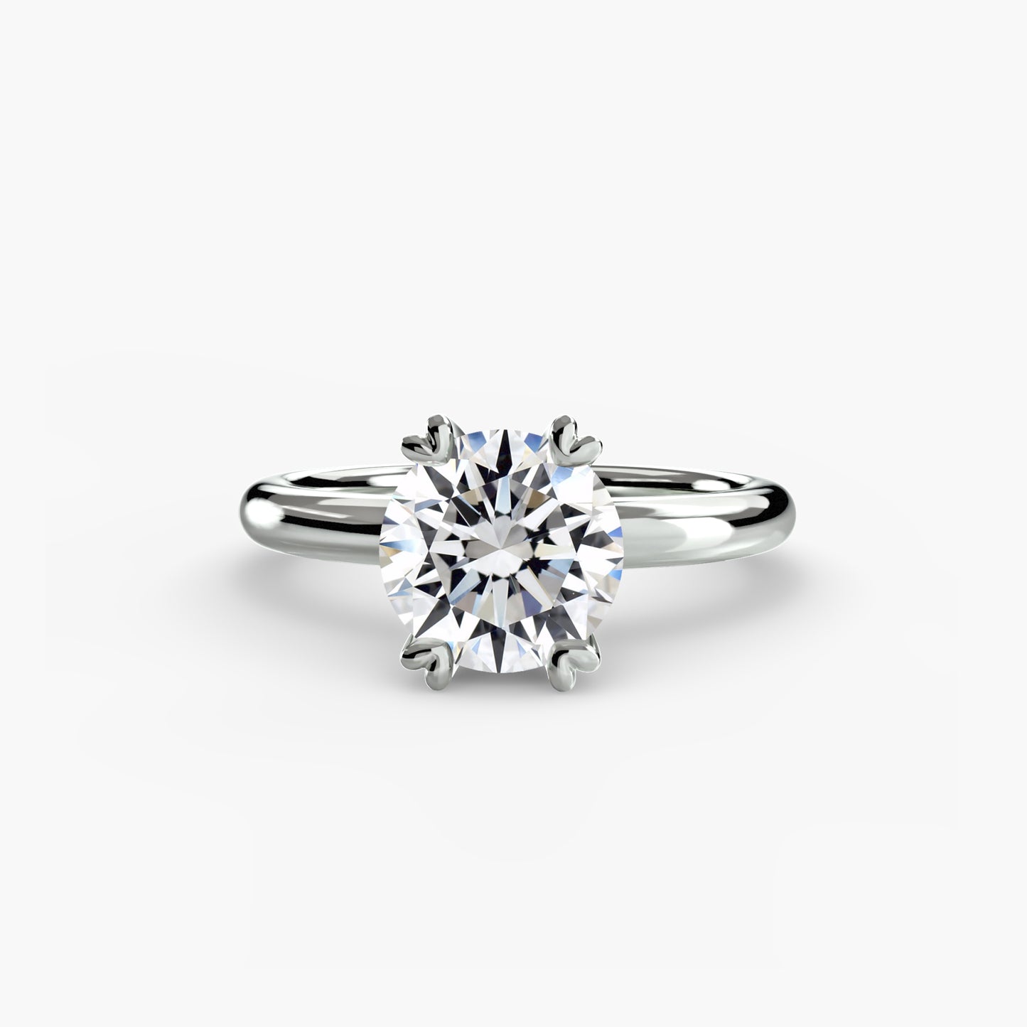 2.4mm | Solitaire Engagement Ring