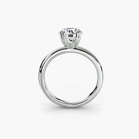 2.4mm | Solitaire Engagement Ring