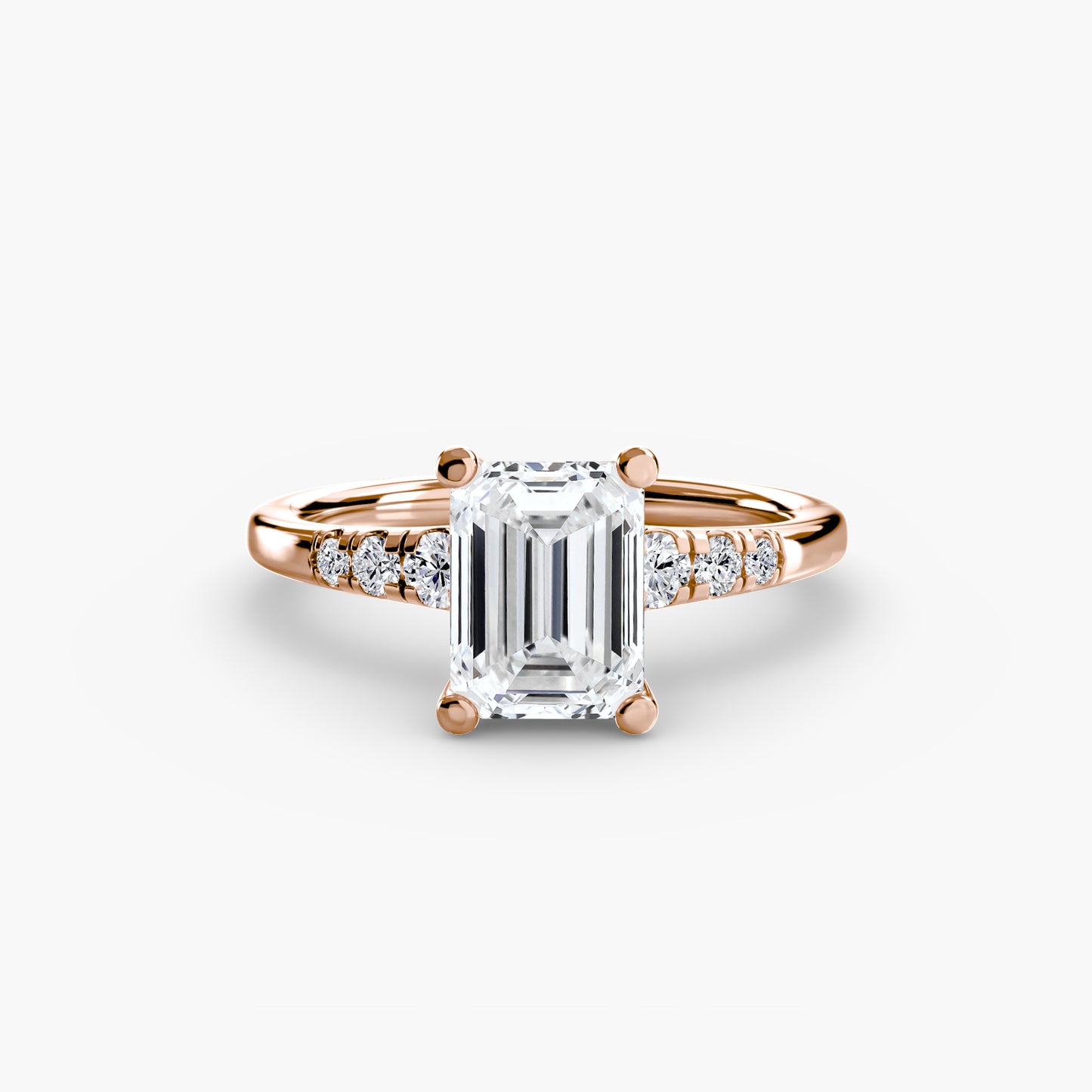 2.0mm | Engagement Ring with Six Round Accent Stones