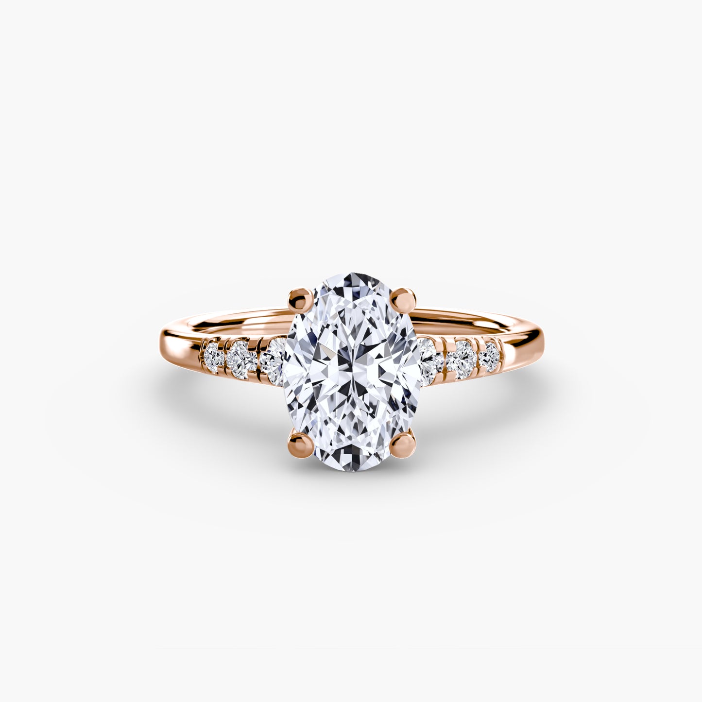 2.0mm | Engagement Ring with Six Round Accent Stones