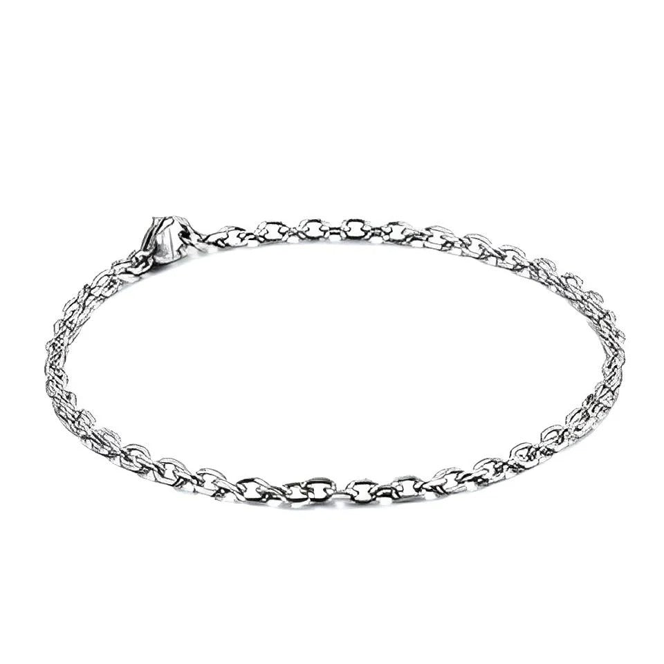 Steel Charm Bracelet
